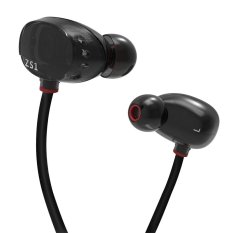 KZ ZS1 Bests Headphones Professional HIFI Double Unit In Ear Earphones Stereo Earbuds Mobile Phone Headset - Intl