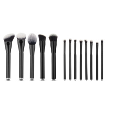 La Vie 13PCS Makeup Face Eye Shadow Brushes Set Cosmetic Tool Kit Collection Accessory(Black) - Intl