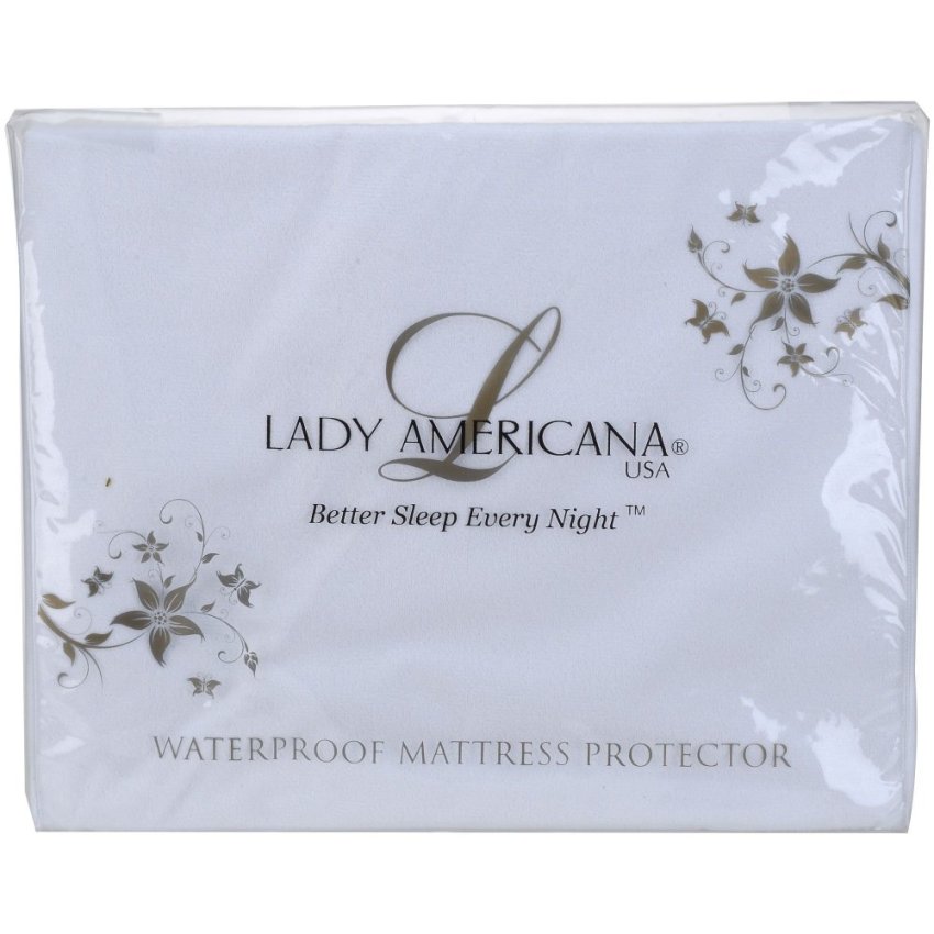 Lady Americana Pelindung Kasur Tahan Air - Putih