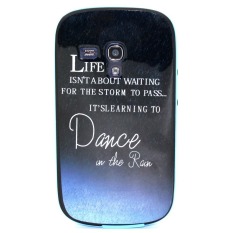 Lancase Case+Bumper Hybrid Cartoon Hard Case for Samsung Galaxy S3 mini i9190 Dance in the Rain