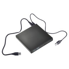landor Portable USB 2.0 CD Burner Laptop External DVD-ROM/CD-RW Drive, Black