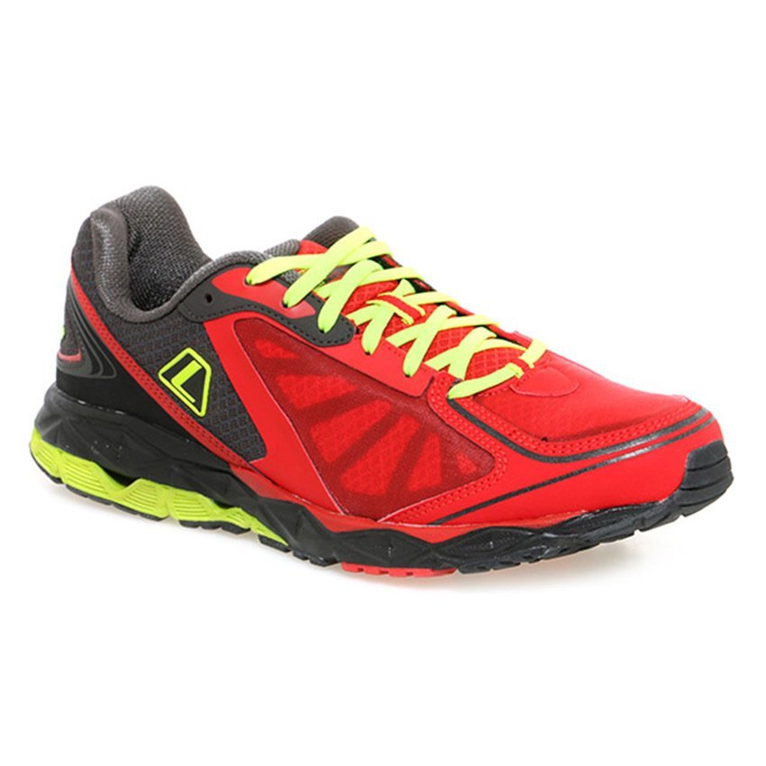 League Zip Run Men Sepatu Lari Pria - Flame Scarlet-Beluga-Hitam
