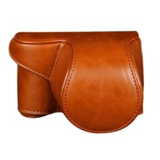 Leather Camera Bag Case Cover Pouch For Sony A5000 A5100 NEX 3N (Brown) - Intl