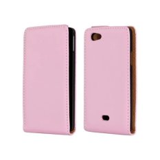 Leather Case Flip Cover for Sony Xperia Miro ST23i Pink- Intl