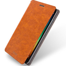 Leather Flip Case for Xiaomi Redmi Note3 (Brown) (Intl)