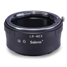 Leica R L/R LR Lens To Sony NEX E Mount Adapter A7 A7R A6000 NEX-7 5T 6 A5000 3N (Black) (Intl)