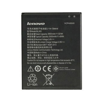 lenovo bl243 a7000 k50 t5 k3 note batterai battery lenovo original lazada indonesia lenovo bl243 a7000 k50 t5 k3 note batterai battery lenovo original lazada indonesia