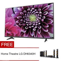 LG 55 Inch UHD 4K Flat Smart LED TV 55UF680T - Hitam + Free Home Theatre LG DH6340H
