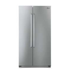LG Lemari Es Side by Side Inverter 581 Lt - GC-B207GLQS - Silver - Khusus Jabodetabek