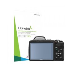 Liphobia Nikon L810 Hi Clear Camera Screen Protector 2 pcs Anti-Fingerprint Guard Clean
