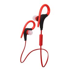 LiveforNow Bluetooth V4.1 Earphone Stereo Sports Headset Chiristmas Gift Present Noise Isolating Headphone For iPhone/iPad/Samsung/LG etc-Red (Intl)