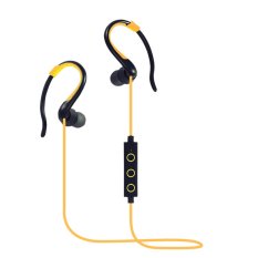 LiveforNow Christmas Gift Present Series Bluetooth Headphone Jogging,Running,Sports,Gym Bluetooth V4.1 Earphones for iPhone 6,6 Plus,6S,5 5C 5S 4S and Android(Yellow) (Intl)