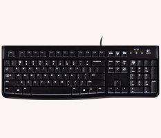 Logitech K120 USB Keyboard - Black