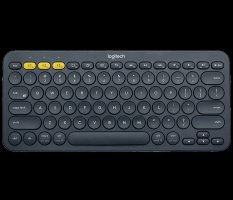 Logitech K380 Multi Device Bluetooth Keyboard - Hitam