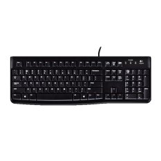Logitech Keyboard K120 USB - Hitam