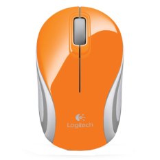 Logitech M187 Wireless Mini Mouse - Jingga