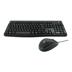 Logitech MK120 Combo Keyboard & Mouse - Hitam
