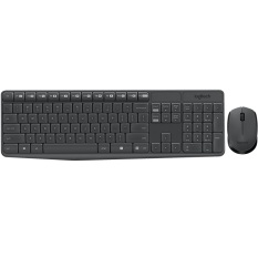 Logitech Wireless Keyboard with Mouse Combo - MK235 - Hitam