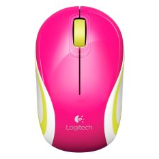 Logitech Wireless Mini Mouse M187 - Merah Muda