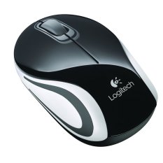 Logitech Wireless Mini Mouse Optical USB M187 - Black
