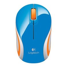 Logitech Wireless Mini Mouse Optical USB M187 - Blue