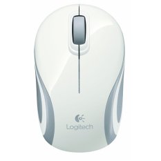Logitech Wireless Mini Mouse Optical USB M187 - White