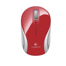 Logitech Wireless Mouse M187 - Merah
