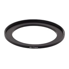 louiwill Black Aluminium Alloy 62mm to 77mm Step Up Ring Filter Adapter for SLR Cameras (Intl)