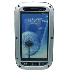 Love Mei Powerful Bumper Case Samsung Galaxy S3 -Silver