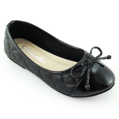 Lunetta Sepatu Anak Flat Shoes Wajik Elegan (Hitam)