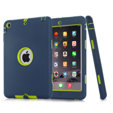 Luxury Fashion Robot Shockproof Silicone Back Protective Heavy Duty Hard Case cover shell for Apple iPad Mini 2(Navy Blue)