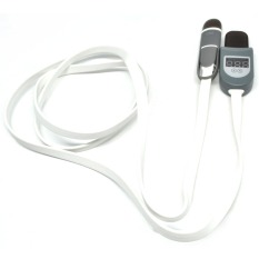 Magic 2 in 1 Duo Cable Lightning and Micro USB Cable with LCD for Android / iOS 8 - White