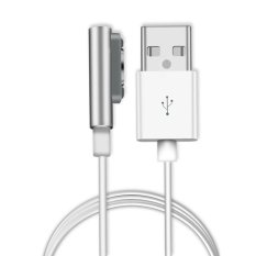 Magnetic Charging Cable W/LED for Sony Xperia Z3 L55t Z2 Z1 Compact XL39h Silver
