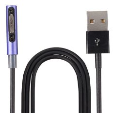 Magnetic Charging Charger Cable LED For Sony Xperia Z3 L55t Z2 Z1 Compact XL39h Purple- Intl