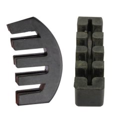 MEGA Acoustic Electric Heavy Black Rubber Violin Silencer Violin Practice Mute (Intl)