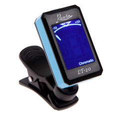 MEGA Guitar Bass Violin Ukulele Chromatic Electronic Tuner Tuning blue (Intl)