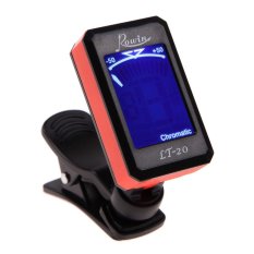 MEGA Guitar Bass Violin Ukulele Chromatic Electronic Tuner Tuning red (Intl)