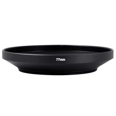 MENGS® 77mm Aluminum Wide Angle Lens Hood For Canon Nikon Sony Fuji Pentax Olympus Camera- Intl