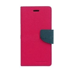 Mercury Fancy Diary Case Oppo Find 5 Mini R827 Casing Cover Flip - Hotpink Biru