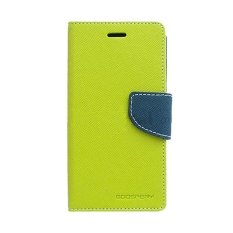 Mercury Fancy Diary Case untuk Oppo Find 5 Mini R827 Casing Cover Flip - Hijau Biru