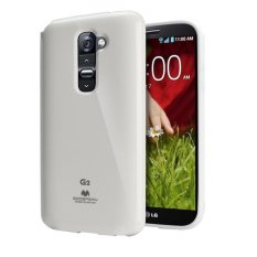 Mercury Jelly TPU Soft Case LG G2 Casing Cover - Putih