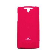 Mercury Jelly TPU Soft Case Oppo Find 5 Mini Casing Cover - Hot Pink