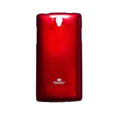 Mercury Jelly TPU Soft Case Oppo Find 5 Mini Casing Cover - Merah