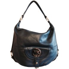 Michael Kors Fulton Soft Leather Large Shoulder Tote Bag Navy IFS000180790 (Intl)