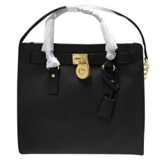 Michael Kors Hamilton Black Saffiano Leather Large Satchel IFS00068825 (Intl)