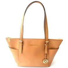 Michael Kors Jet Set East West Top Zip Medium Tote - Peanut