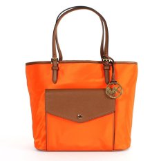 Michael Kors Jet Set Large Pocket Multifunction Nylon Tote Tangerine IK9NWZP2JN6 (Intl)