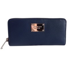 Michael Kors Jet Set Leather Za Continental Wallet Navy Blue IFS000132700 (Intl)