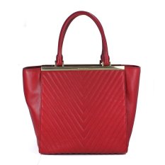 Michael Kors Lana Quilted Large Convertible Tote in Dark RED I5GRQ9ZK0RY (Intl)