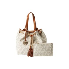 Michael Kors Marina Large Gathered Tote Vanilla IFS000173991 (Intl)